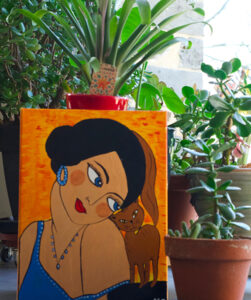 femme-orange